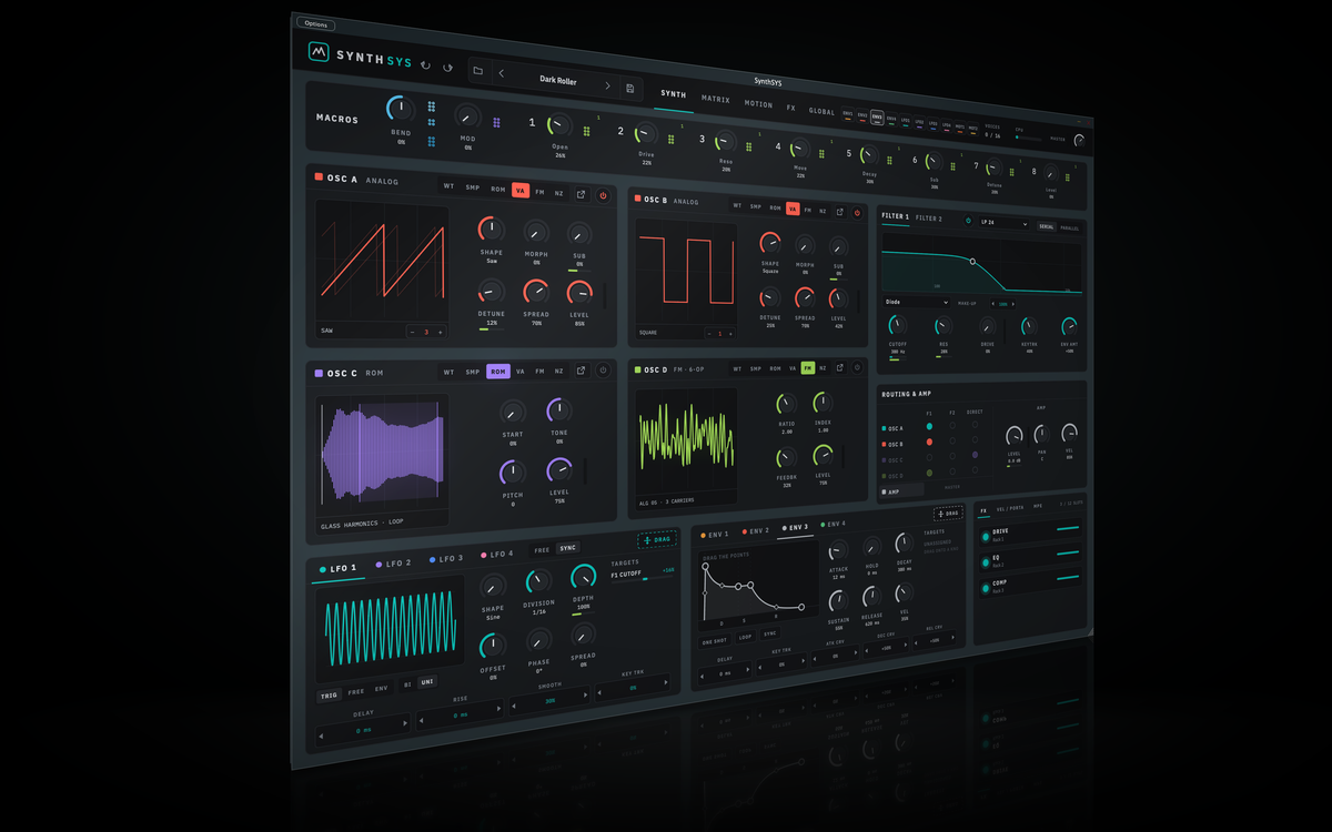 SynthSYS main GUI hero shot